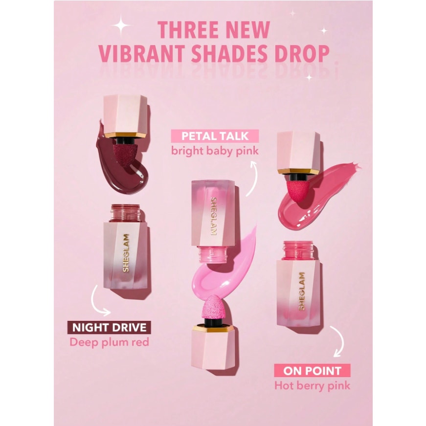 SHEGLAM Liquid Blush “Petal Talk” | Bright Baby Pink | Hydrating Matte Finish