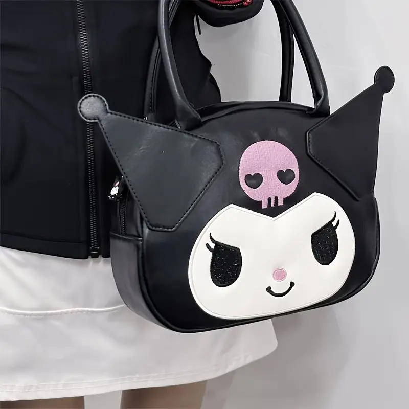Sanrio Kuromi Emo Goth Kawaii Crossbody Purse Bag