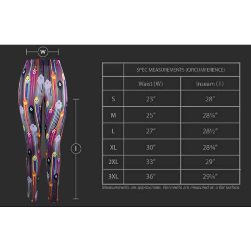 Adventure Time Princess Bubblegum, Princess Marceline & Flame Princess Leggings