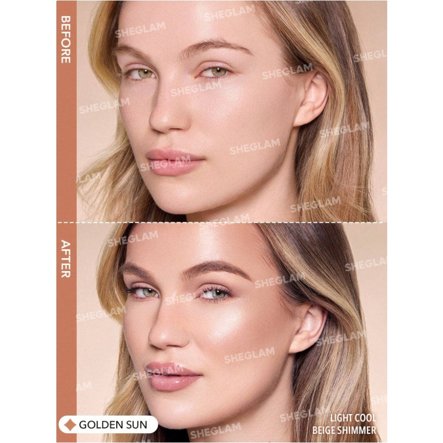 SHEGLAM Liquid Matte Bronzer – Golden Sun Sun-Kissed Glow for Fair to Light SkiN
