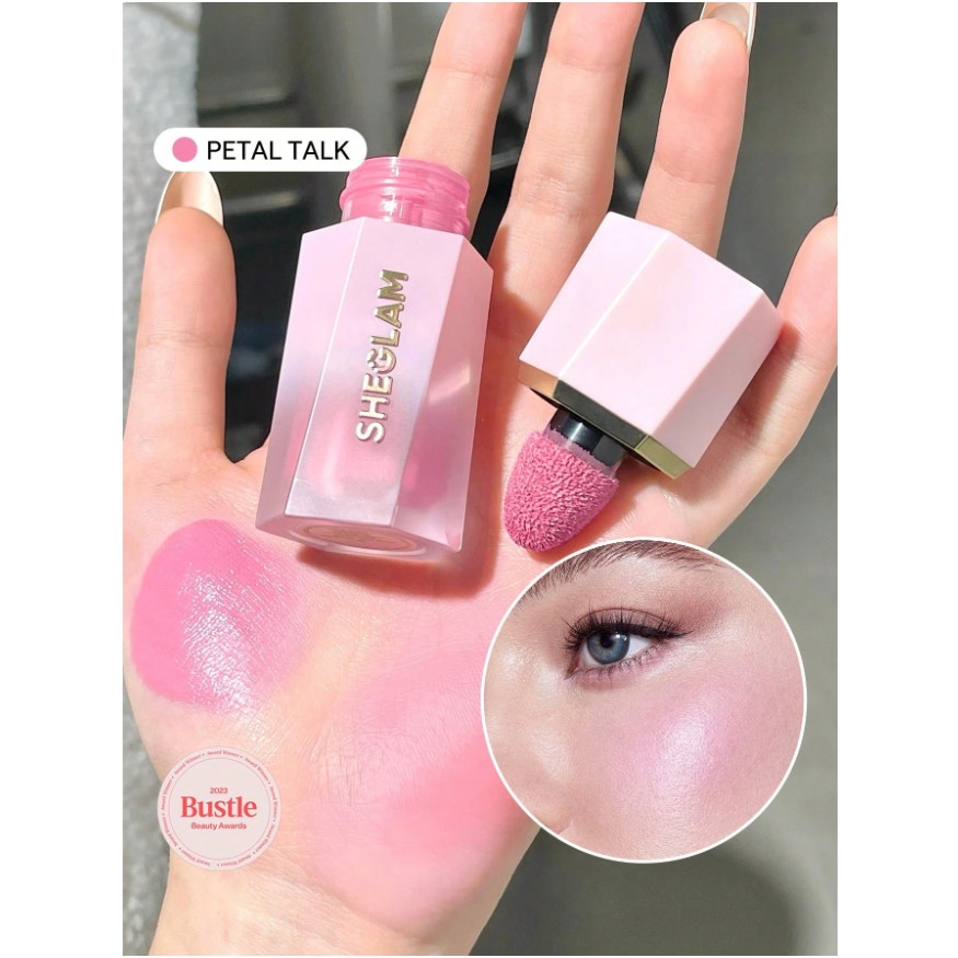 SHEGLAM Liquid Blush “Petal Talk” | Bright Baby Pink | Hydrating Matte Finish