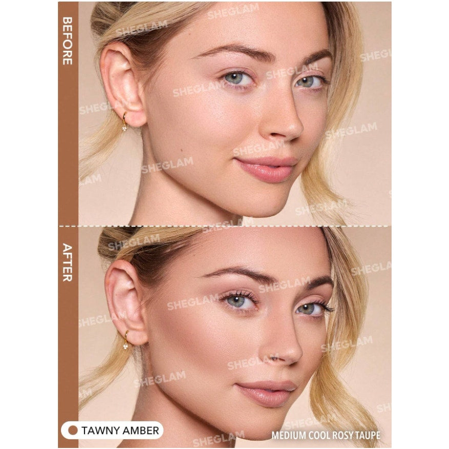 SHEGLAM Sun Sculpt Liquid Contour – Tawny Amber | Cream Matte Formula