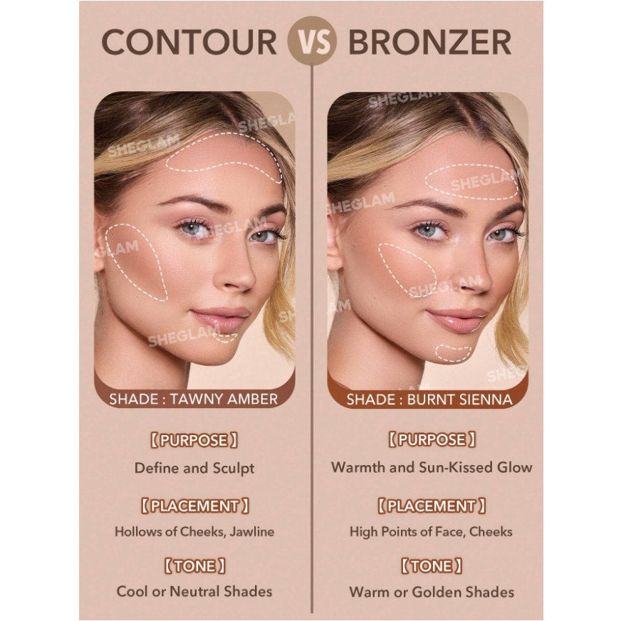 SHEGLAM Liquid Shimmer Bronzer – Toffee | Radiant Glow for Fair to Light Skin