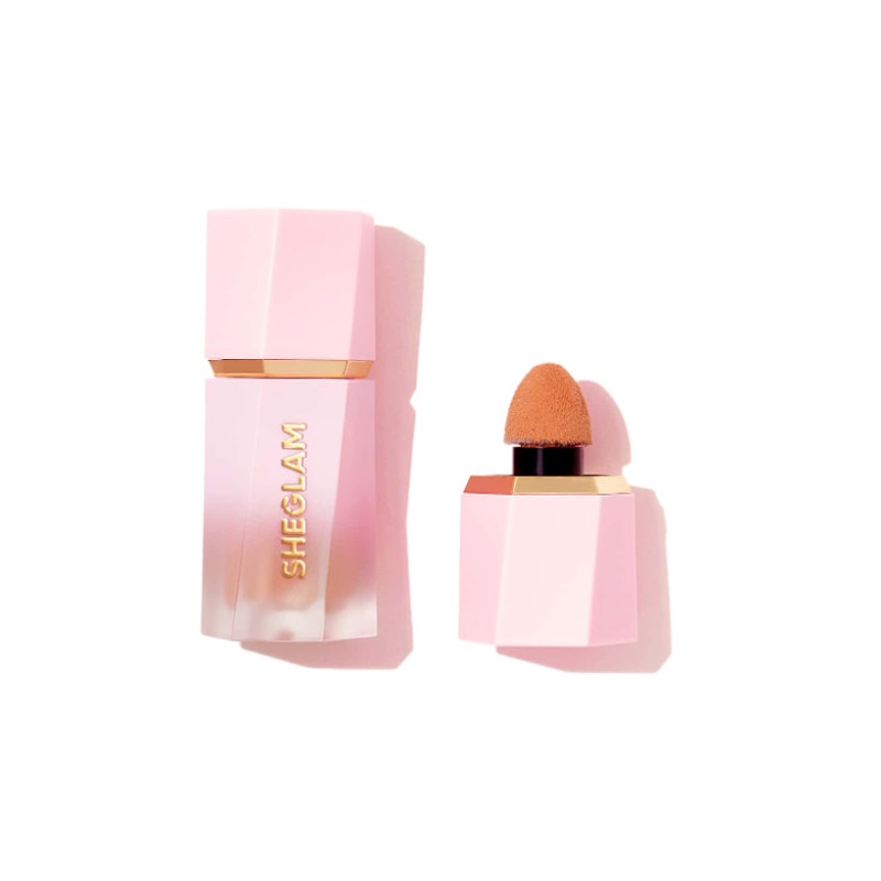 SHEGLAM Liquid Blush "Float On" | Matte Warm Coral Orange | Long-Wear, Vitamin C