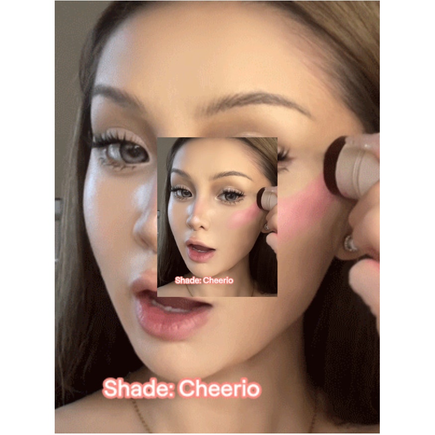 SHEGLAM Jelly Wow Blush Stick – Ahoy Shade – Lip & Cheek Tint in Coral Orange