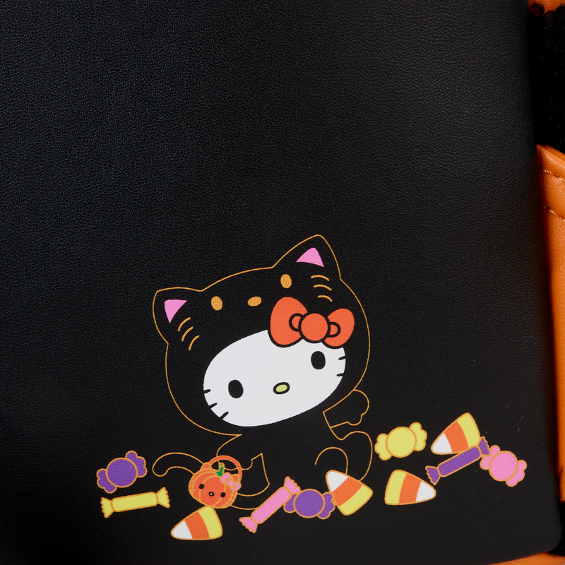 Loungefly Sanrio Exclusive Hello Kitty Costume Sherpa Glow Mini Backpack