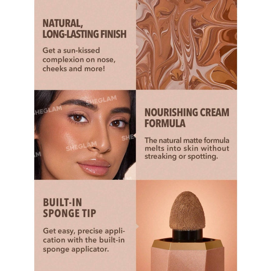 SHEGLAM Liquid Shimmer Bronzer – Toffee | Radiant Glow for Fair to Light Skin
