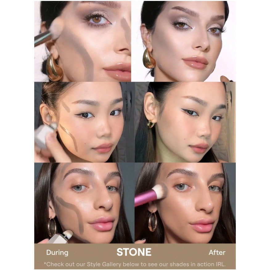 SHEGLAM Sun Sculpt Liquid Contour – Stone | Matte Cream Contour Stick