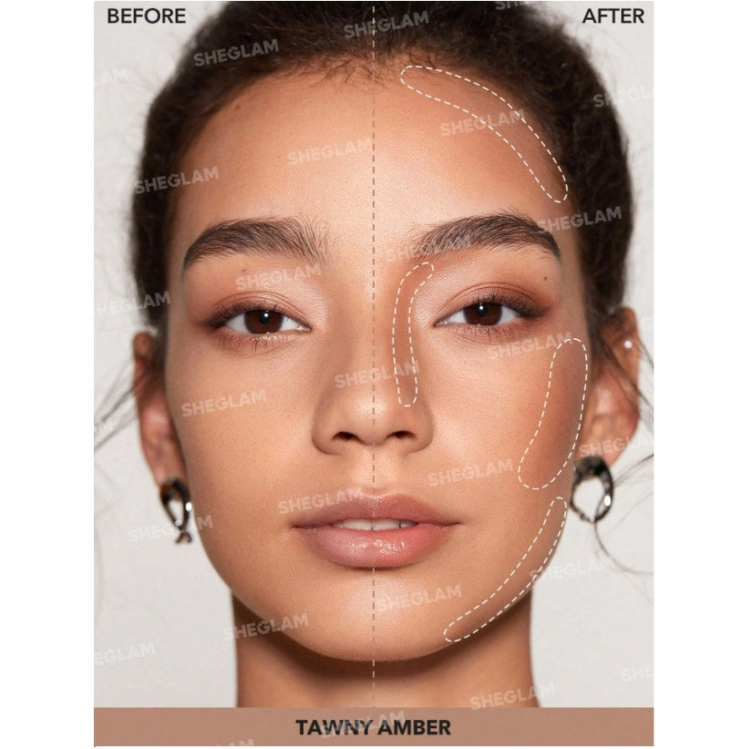 SHEGLAM Snatch & Define Contour Stick - Tawny Amber | Medium Cool Cream