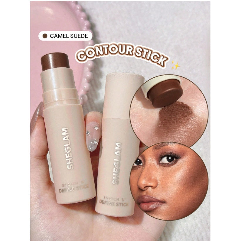 SHEGLAM Snatch & Define Contour Stick - Camel Suede | Cream Contour
