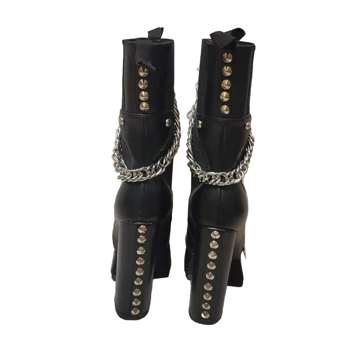 Lamoda Goth Emo Skull Moonfall Platform Ankle Boots