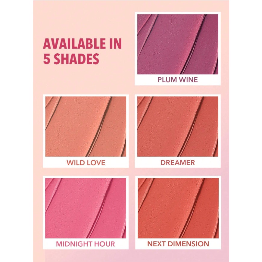 SHEGLAM Snatch 'n' Blush Stick – Wild Love | Long-Lasting Cream Blush Makeup