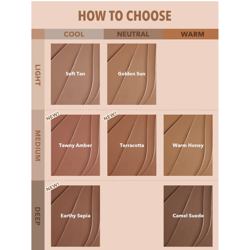SHEGLAM Snatch & Define Contour Stick - Earthy Sepia | Cream Contour
