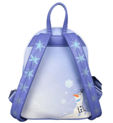 Loungefly Disney Frozen Elsa castle with Olaf Mini Backpack