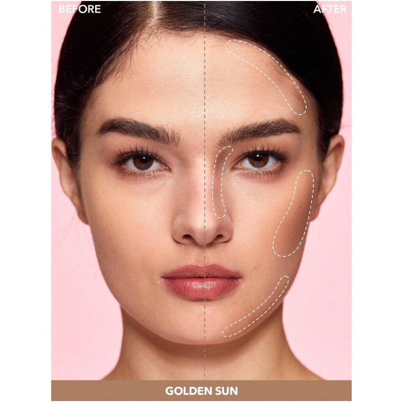 SHEGLAM Snatch & Define Contour Stick - Golden Sun | Neutral Cream Contour