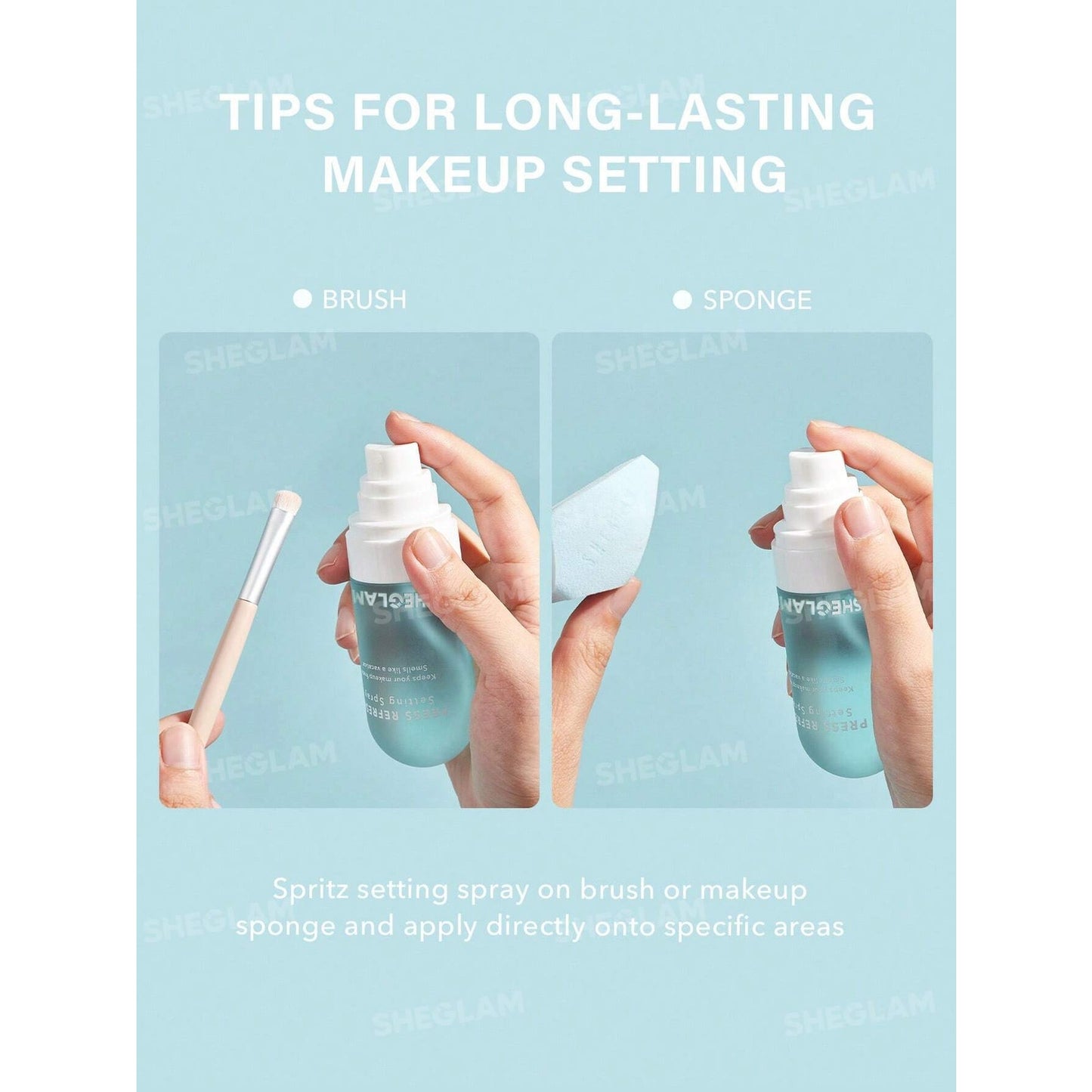 SheGlam Press Refresh Long Lasting Makeup Setting Spray