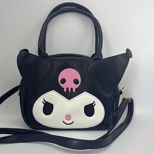 Sanrio Kuromi Emo Goth Kawaii Crossbody Purse Bag