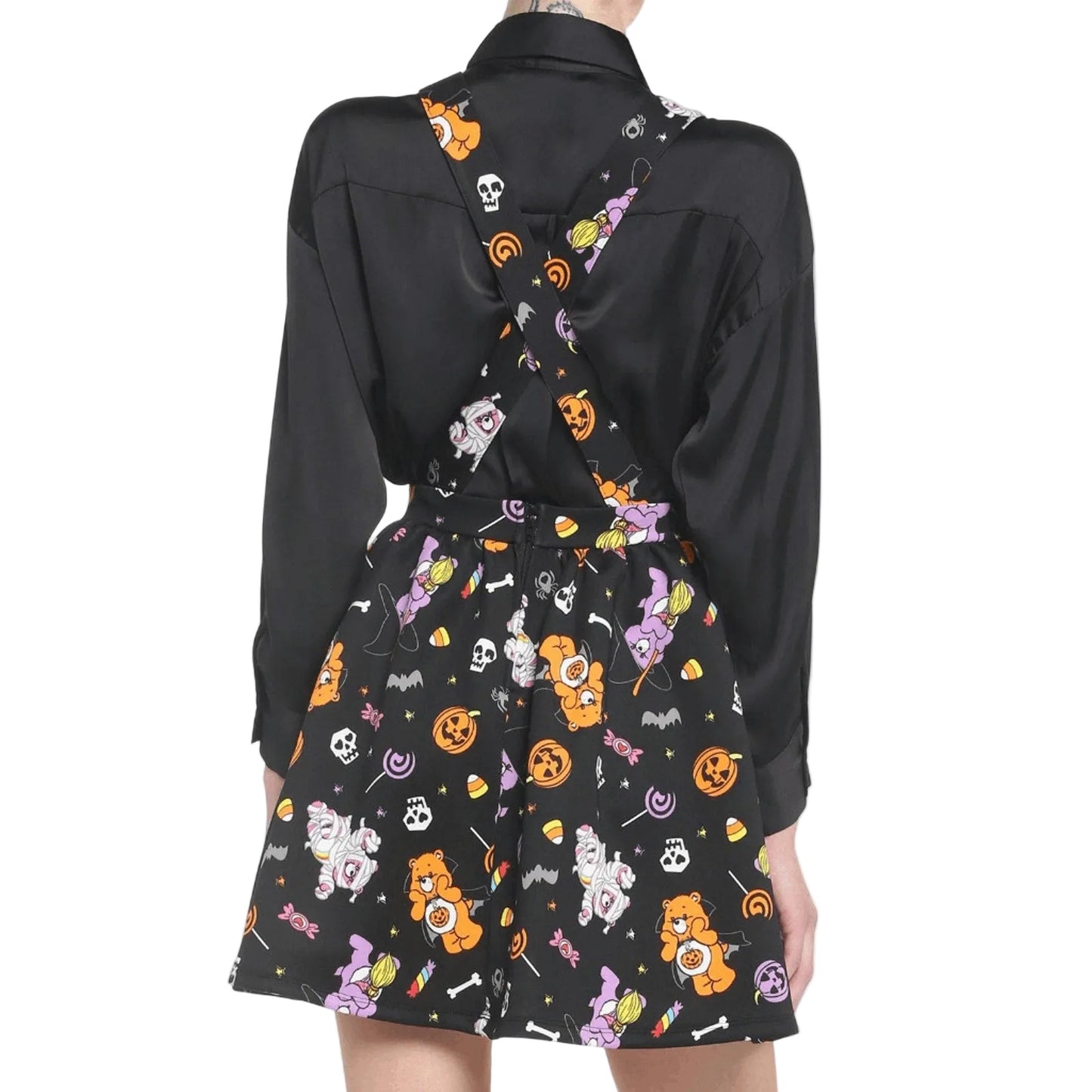 Care Bears Halloween Candy Suspender Skirt