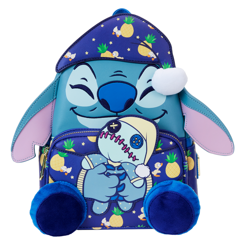 Loungefly SDCC Bedtime Stitch Glow Mini Backpack