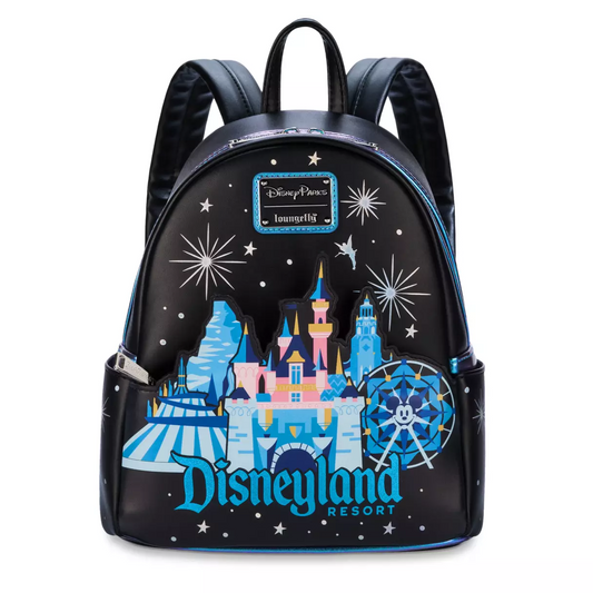 Loungefly Disney Resort Icons and Fireworks Mini Backpack