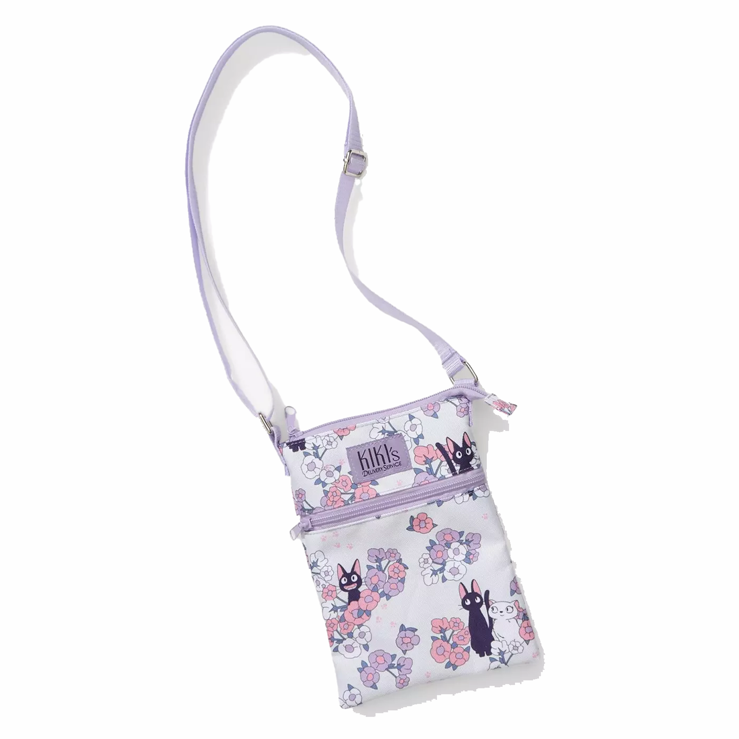 Studio Ghibli Kiki's Delivery Service Floral Passport Crossbody Bag