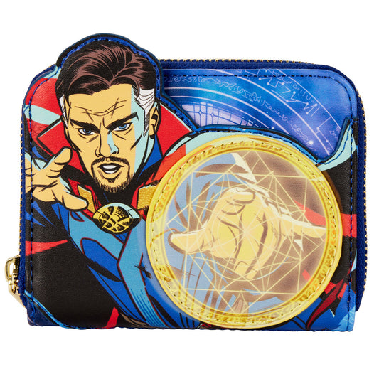 Loungefly Marvel Dr Strange Glow in the Dark Multiverse Wallet