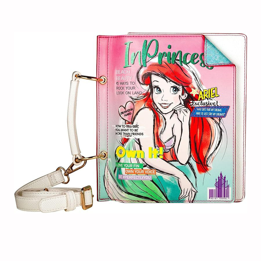 Danielle Nicole Disney Princess The Little Mermaid Ariel Magazine Crossbody Bag