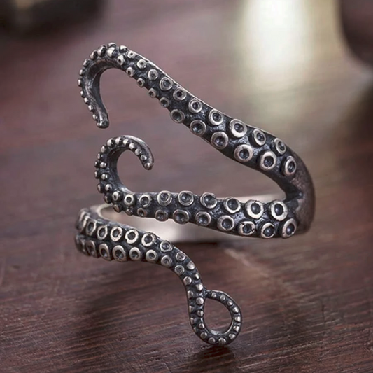 Wicked Silk Women's Tentacle Ocean Octopus Nautical Ring