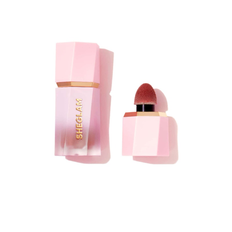 SHEGLAM Color Bloom Liquid Blush - Swipe Right | Matte Deep Magenta Cheek Tint