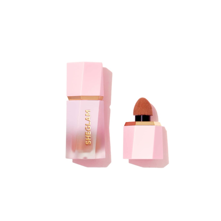 SHEGLAM Color Bloom Liquid Blush – Birthday Suit | Matte Finish Coral Nude