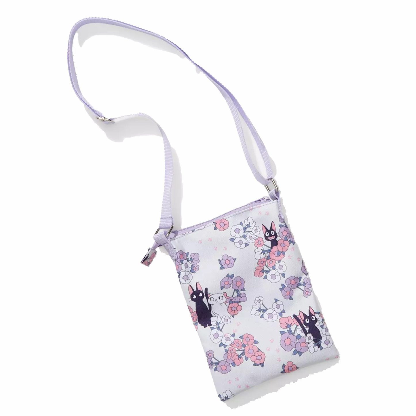 Studio Ghibli Kiki's Delivery Service Floral Passport Crossbody Bag