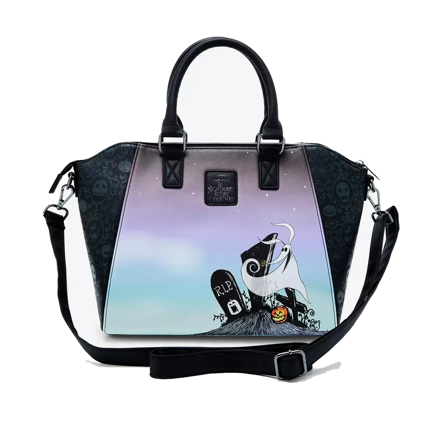 The Nightmare Before Christmas Jack & Sally Heart Moon Satchel Bag