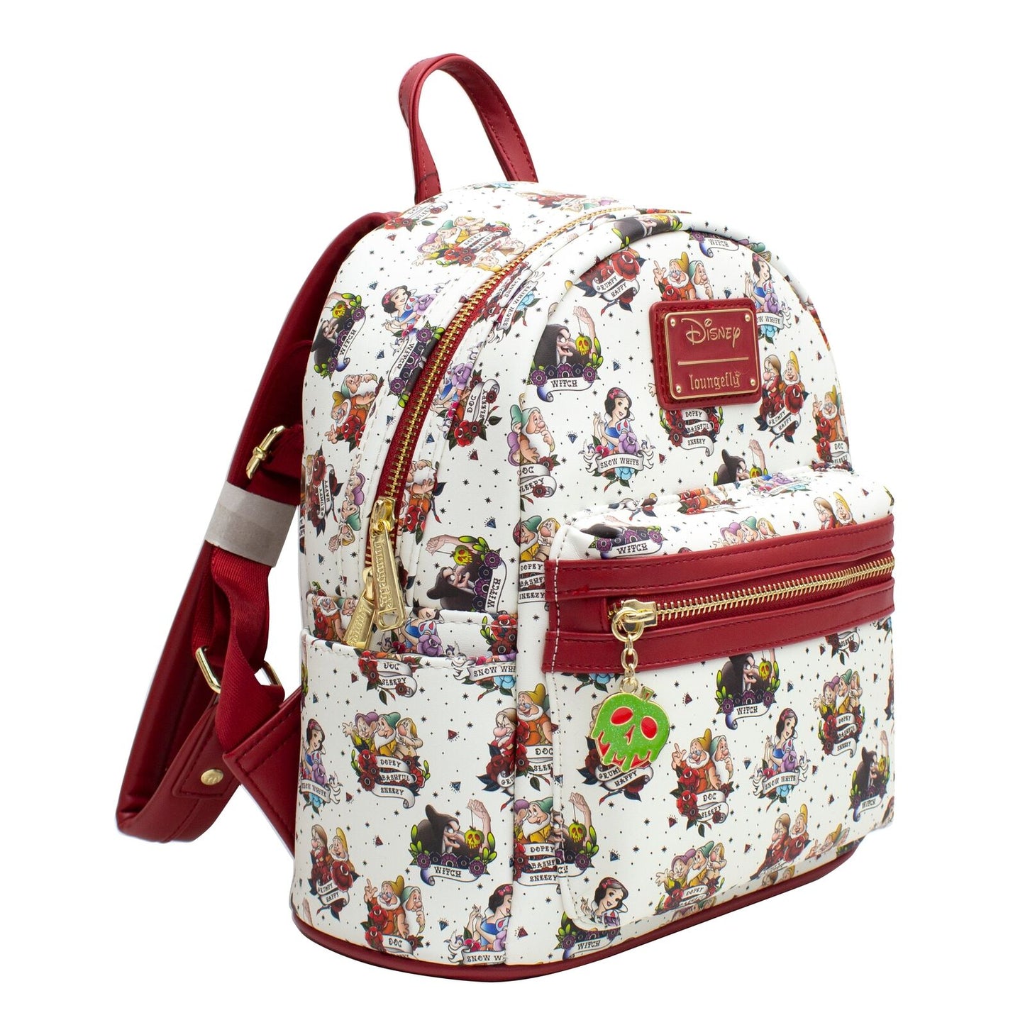 Loungefly Disney Snow White and The 7 Dwarfs Tattoo Exclusive Mini Backpack