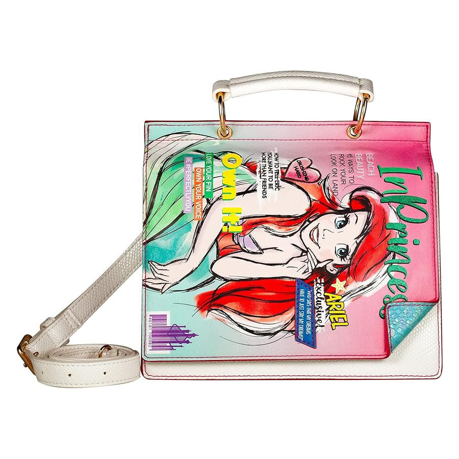 Danielle Nicole Disney Princess The Little Mermaid Ariel Magazine Crossbody Bag