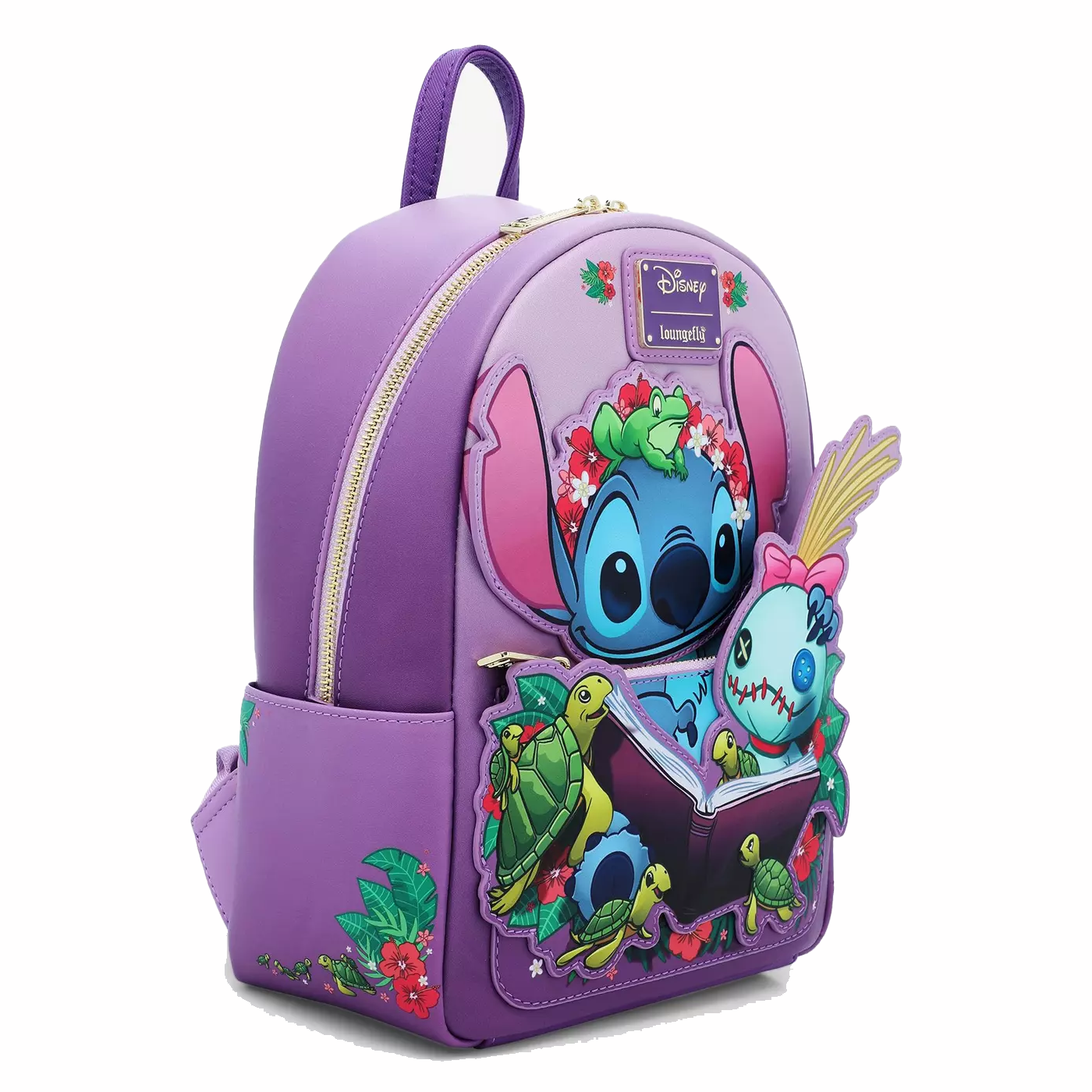 Loungefly Disney Lilo & Stitch Scrump Reading Mini Backpack