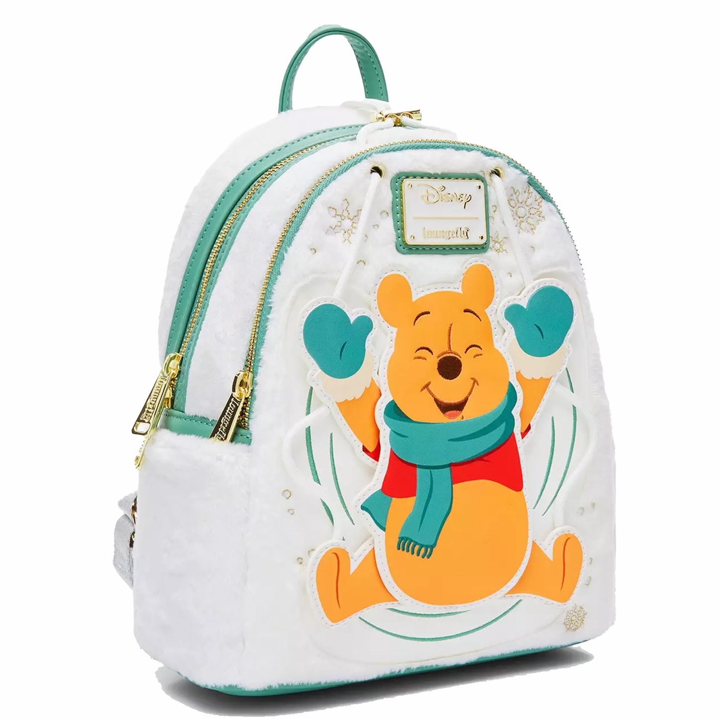 Loungefly Disney Winnie the Pooh Snow Angel Swivel Mini Backpack