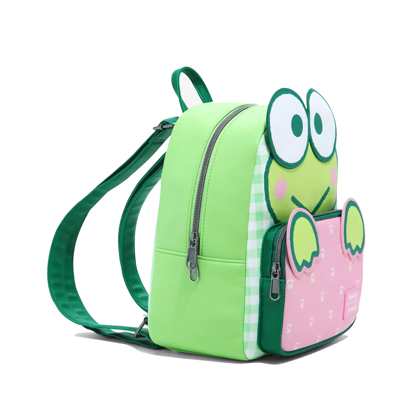 Loungefly SANRIO Keroppi Frog, froggy Green Cosplay Figural Mini Backpack New