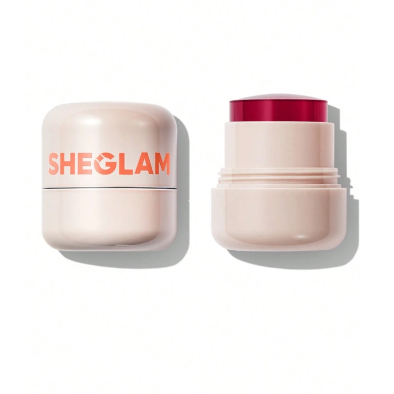 SHEGLAM Jelly Wow Blush Stick – Ahoy Shade – Lip & Cheek Tint in Coral Orange