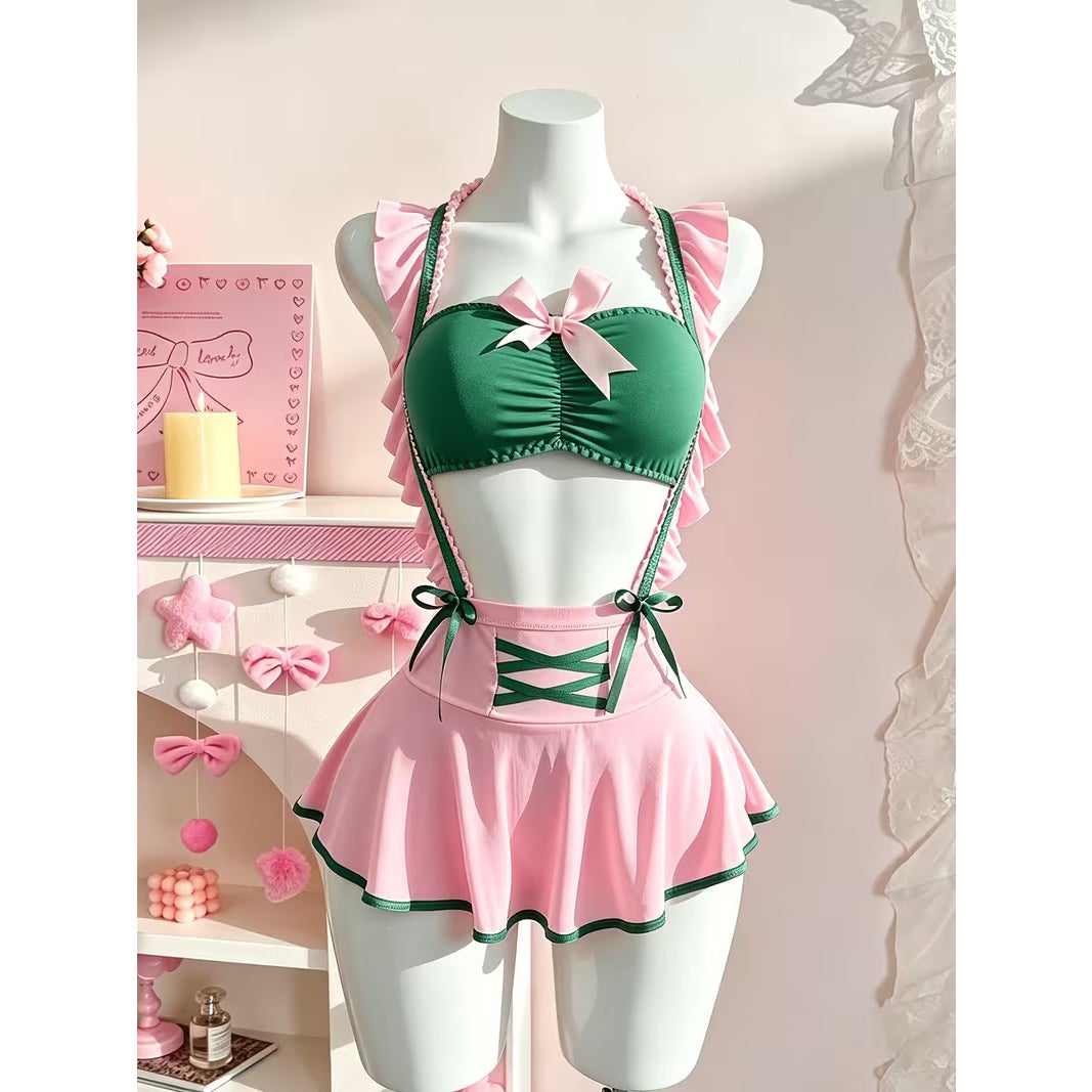 Anime Cartoon Cosplay Sexy Sailor Guardian Jupiter Sheer Lingerie Outfit S