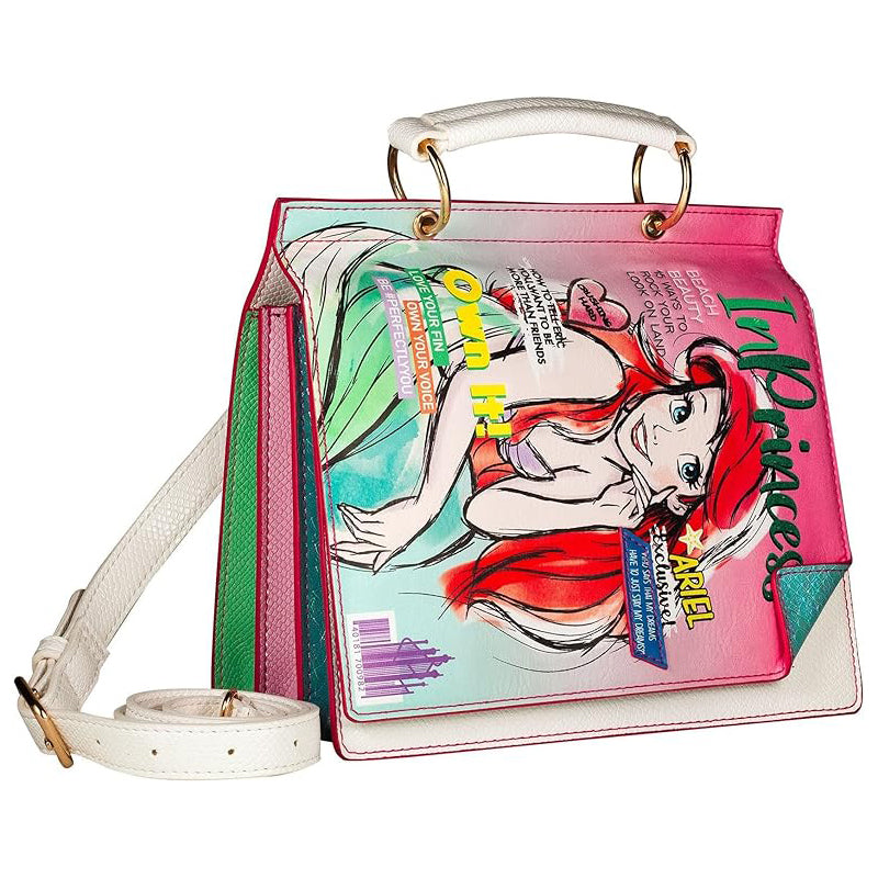 Danielle Nicole Disney Princess The Little Mermaid Ariel Magazine Crossbody Bag