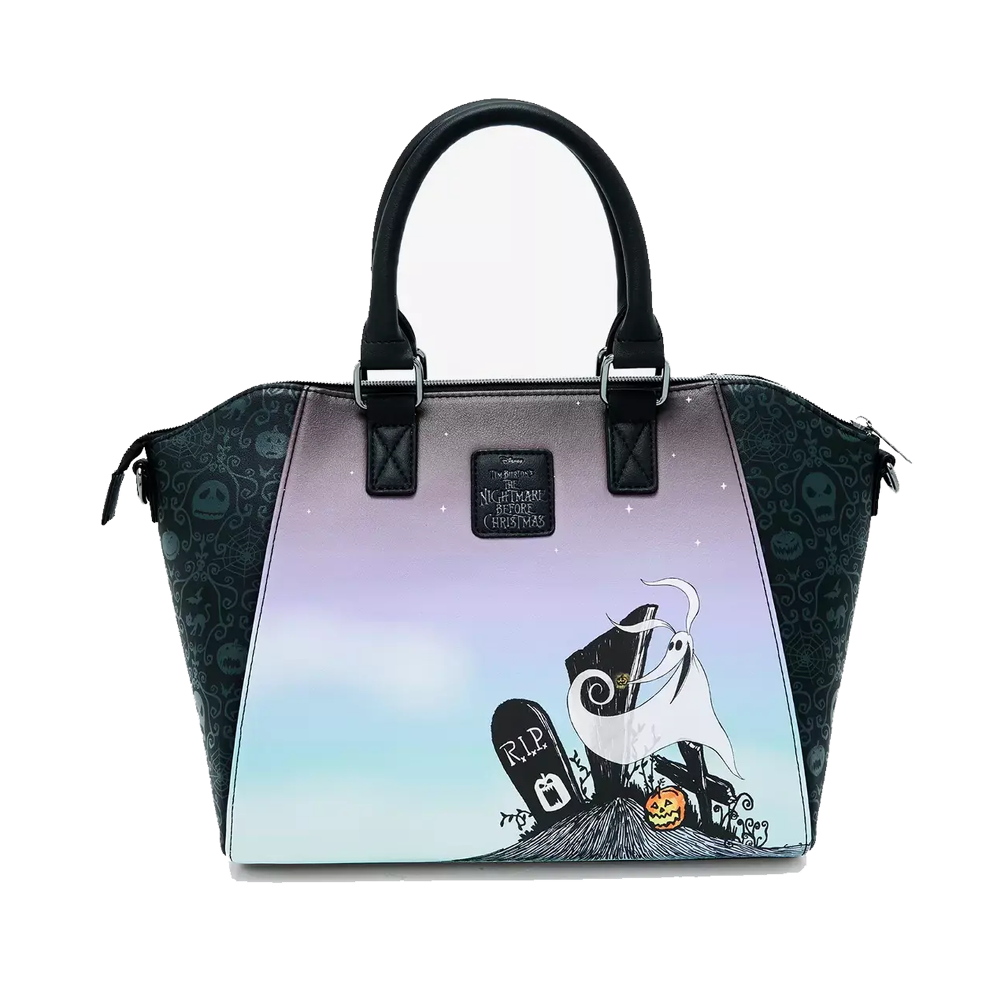 The Nightmare Before Christmas Jack & Sally Heart Moon Satchel Bag