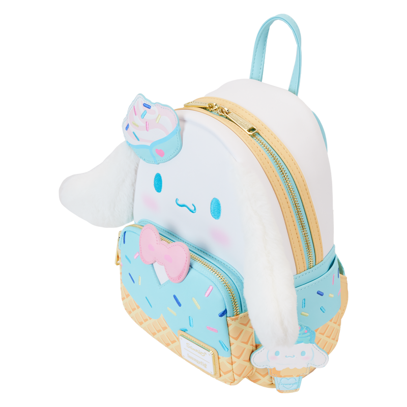 Loungefly SDCC Sanrio Cinnamoroll Ice Cream Scented Plush Cosplay Mini Backpack