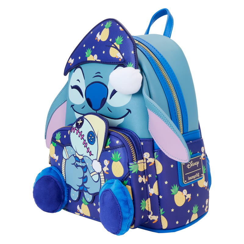 Loungefly SDCC Bedtime Stitch Glow Mini Backpack