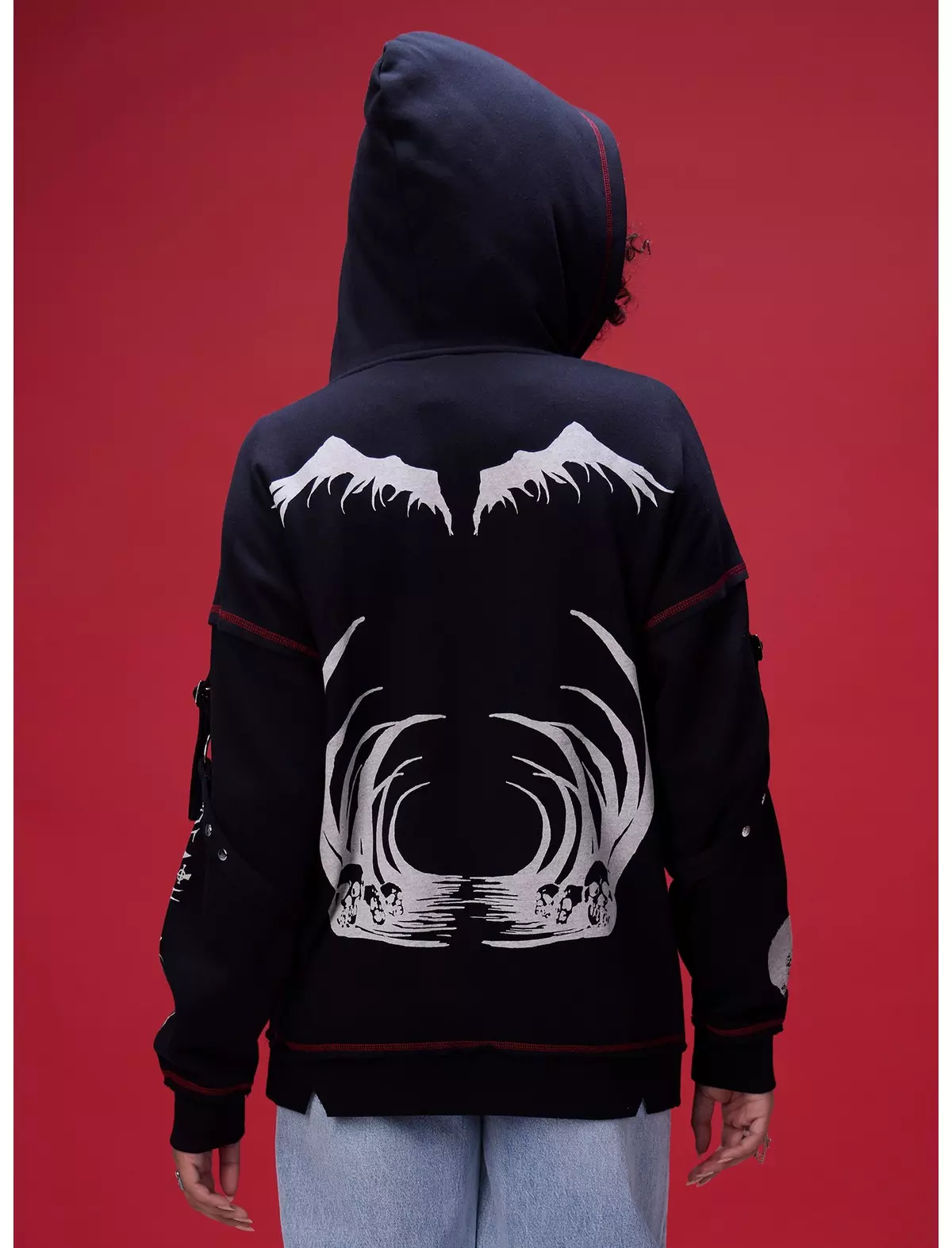 Death Note Emo, Punk Anime Manga Hardware Girls Hoodie Size: XS, S, M, L, 2XL