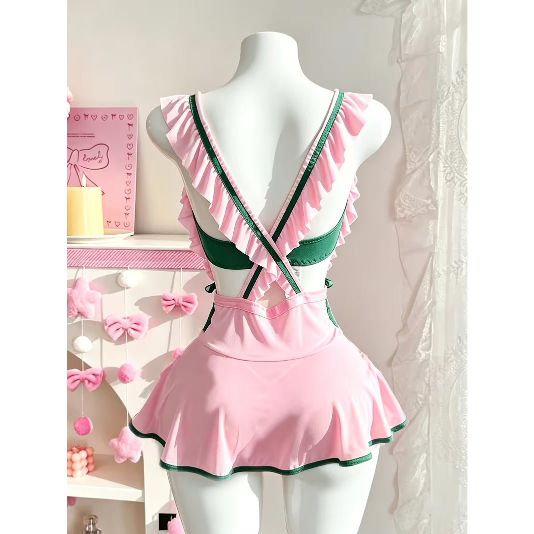Anime Cartoon Cosplay Sexy Sailor Guardian Jupiter Sheer Lingerie Outfit S