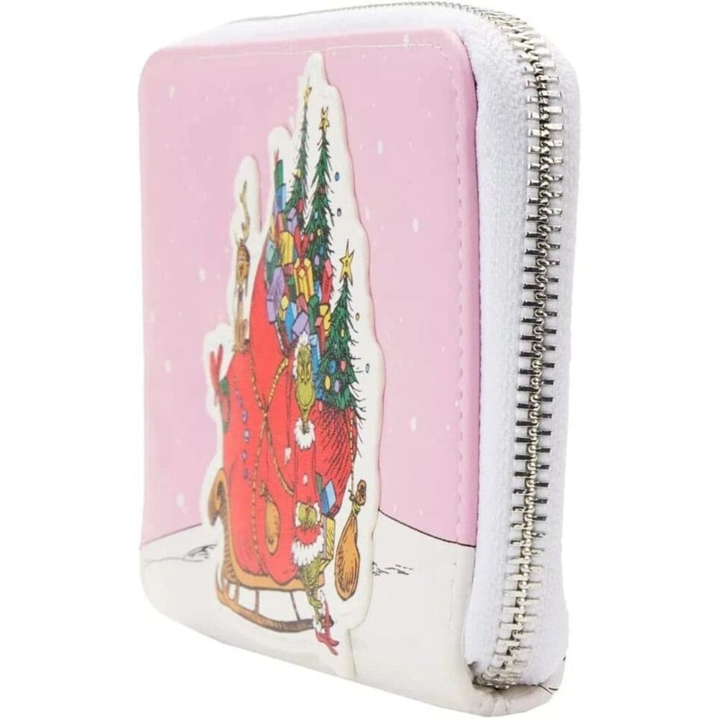 Loungefly Dr Seuss The Grinch Who Stole Christmas Sleigh Zip Around WalleT