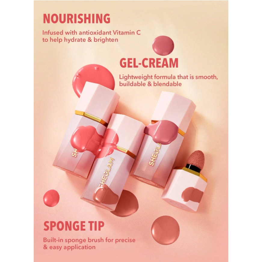 SHEGLAM Liquid Blush “Real Deal” | Dusty Rose Matte | Long-Wear, Vitamin C