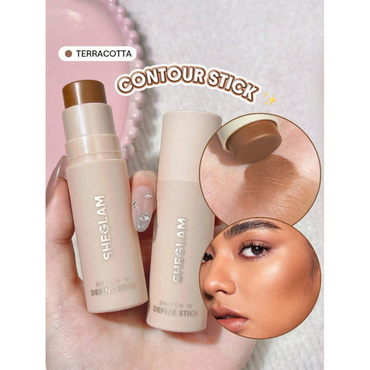 SHEGLAM Snatch & Define Contour Stick - Terracotta | Cream Contour for Medium