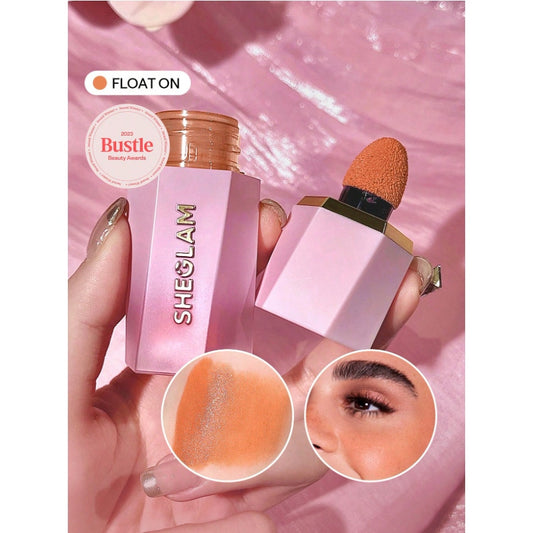 SHEGLAM Liquid Blush "Float On" | Matte Warm Coral Orange | Long-Wear, Vitamin C