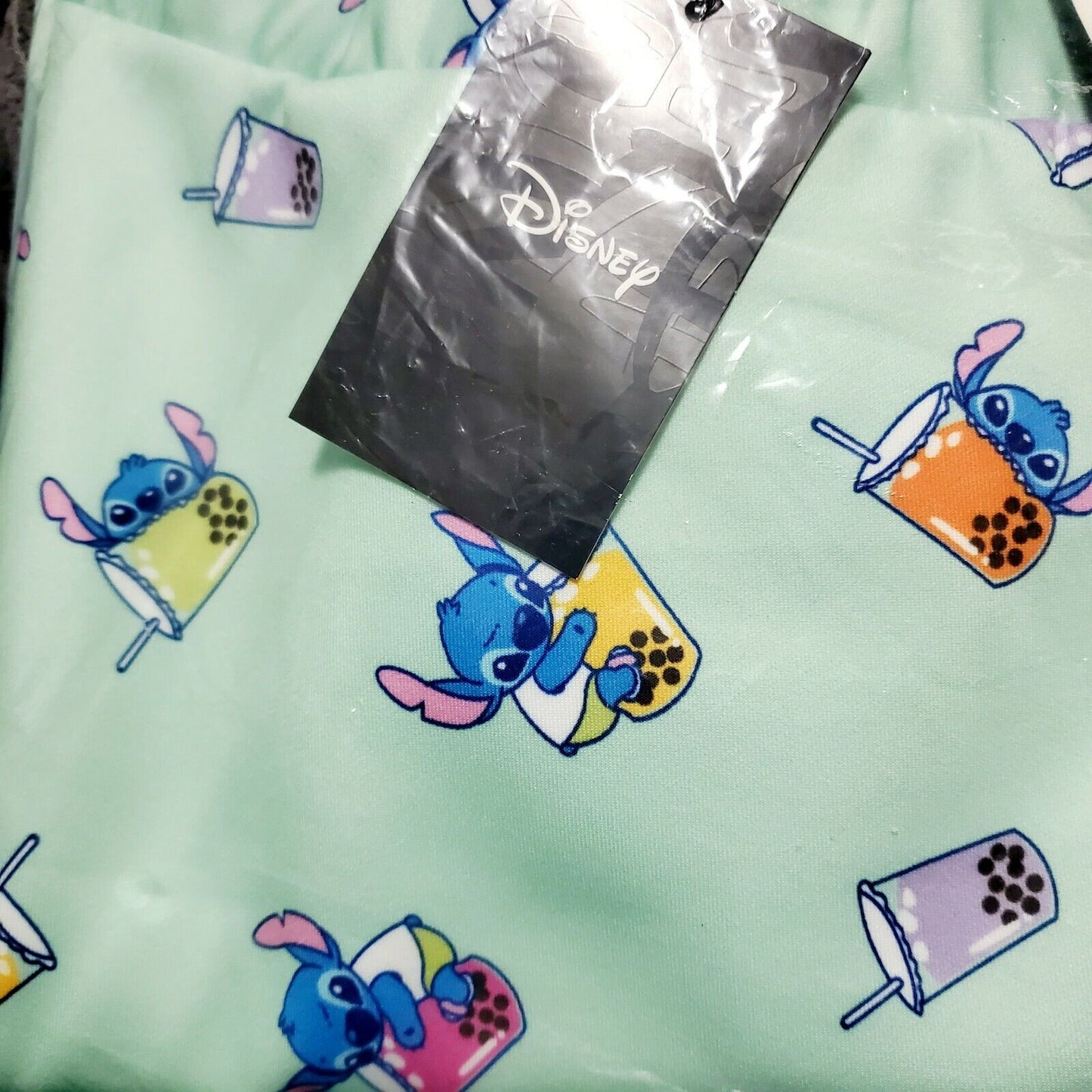 Disney Lilo and Stitch Pastel Mint Green Stitch Boba Plus Size Skirt